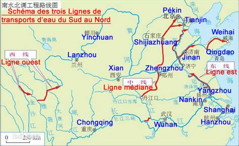 projet canal hydrolique chine du sud au nord